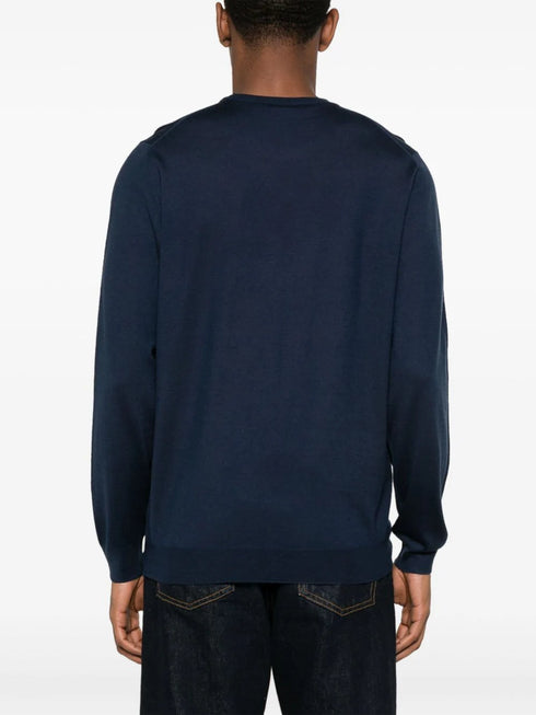fine-knit virgin-wool jumper
